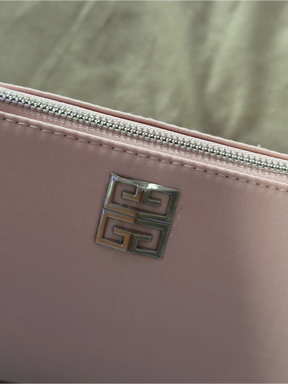 Givenchy Pale Pink Logo Cosmetic Pouch - Picture 3 of 6